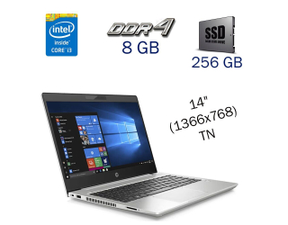 БУ Ультрабук HP ProBook 440 G6 / 14&quot; (1366x768) TN / Intel Core i3-8145U (2 (4) ядра по 2.1 - 3.9 GHz) / 8 GB DDR4 / 256 GB SSD / Intel UHD Graphics / WebCam  из Европы в Дніпрі
