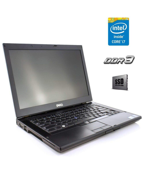 Ноутбук Б-класс Dell Latitude E6410 / 14&quot; (1366x768) TN / Intel Core i7-640M (2 (4) ядра по 2.8 - 3.46 GHz) / 4 GB DDR3 / 128 GB SSD / Intel HD Graphics / DVD-RW - 1