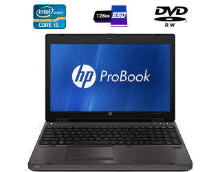 БУ Ноутбук HP ProBook 6560b / 15.6&quot; (1366x768) TN / Intel Core i5-2520M (2 (4) ядра по 2.5 - 3.2 GHz) / 8 GB DDR3 / 128 GB SSD / Intel HD Graphics 3000 / DVD-RW / WebCam / Fingerprint из Европы в Дніпрі