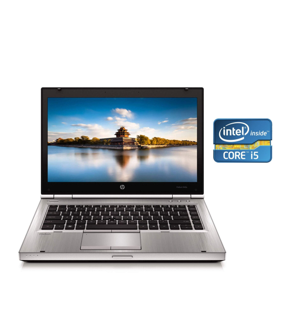 Ноутбук А-класс HP EliteBook 8460p / 14&quot; (1600x900) TN / Intel Core i5-2540M (2 (4) ядра по 2.6 - 3.3 GHz) / 4 GB DDR3 / 120 GB SSD / Intel HD Graphics 3000 / WebCam / DVD-RW - 1