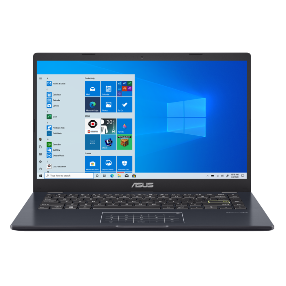 Новый ультрабук Asus Laptop E410-M / 14&quot; (1366x768) TN / Intel Celeron N4020 (2 ядра по 1.1 - 2.8 GHz) / 4 GB DDR4 / 64 GB eMMC / Intel UHD Graphics 600 / WebCam - 2