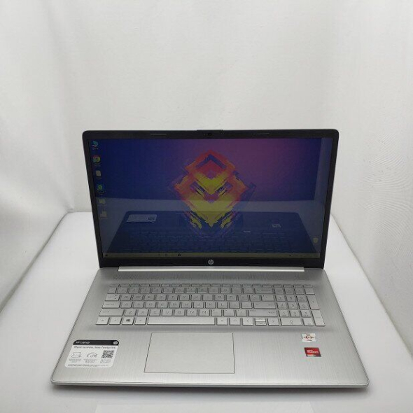 Ноутбук HP Laptop 17-cp0010nr / 17.3&quot; (1600x900) TN / AMD Athlon Silver 3050U (2 ядра по 2.3 - 3.2 GHz) / 8 GB DDR4 / 256 GB SSD / AMD Radeon Graphics / WebCam / Win 10 Home - 2