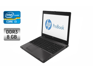 БУ Ноутбук HP ProBook 6570b / 15.6&quot; (1366x768) TN / Intel Core i3-2370M (2 (4) ядра по 2.4 GHz) / 8 GB DDR3 / 128 GB SSD / Intel HD Graphics 3000 / DVD-RW / WebCam из Европы в Дніпрі
