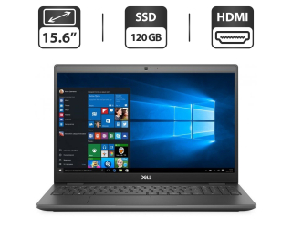 БУ Ультрабук Dell Latitude 3510 2020 / 15.6&quot; (1366x768) TN / Intel Core i3-10110U (2 (4) ядра по 2.1 - 4.1 GHz) / 4 GB DDR4 / 120 GB SSD / Intel UHD Graphics / WebCam / HDMI из Европы в Днепре