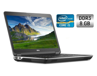 БУ Ноутбук Dell Latitude E6440 / 14&quot; (1920x1080) IPS / Intel Core i5-4310M (2 (4) ядра по 2.7 - 3.4 GHz) / 8 GB DDR3 / 256 GB SSD / Intel HD Graphics 4600 / WebCam / Windows 10 из Европы