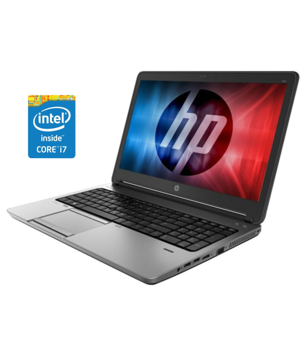 Ноутбук Б-класс HP ProBook 650 G1 / 15.6&quot; (1366x768) TN / Intel Core i7-4600M (2 (4) ядра по 2.9 - 3.6 GHz) / 8 GB DDR3 / 250 GB SSD / Intel HD Graphics 4600 /DVD-ROM / WebCam / Win 10 Pro - 1