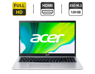 БУ Ультрабук Acer Aspire 3 A315-58 / 15.6&quot; (1920x1080) TN / Intel Core i3-1115G4 (2 (4) ядра по 4.1 GHz) / 4 GB DDR4 / 120 GB SSD M.2 / Intel UHD Graphics / WebCam / HDMI из Европы в Днепре