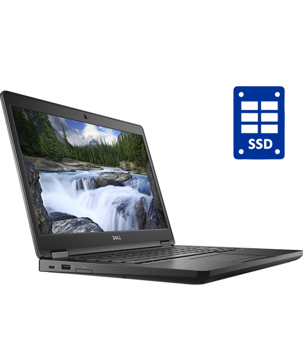 Ноутбук Dell Latitude 5580 / 15.6&quot; (1366x768) TN / Intel Core i3-7100U (2 (4) ядра по 2.4 GHz) / 8 GB DDR4 / 128 GB SSD / Intel HD Graphics 620 / WebCam / Win 10 Home - 1