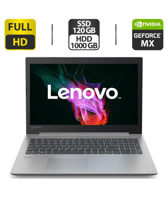 Ноутбук Б-класс Lenovo IdeaPad 330-15IKB / 15.6&quot; (1920x1080) TN / Intel Core i3-7020U (2 (4) ядра по 2.3 GHz) / 8 GB DDR4 / 120 GB SSD + 1000 GB HDD / nVidia GeForce MX110, 2 GB GDDR5, 64-bit / WebCam / Card Reader - 1