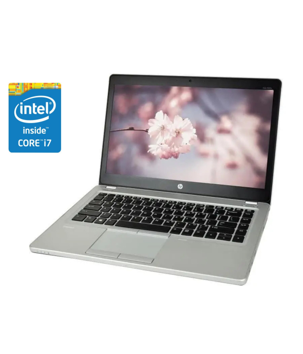 Ультрабук HP EliteBook Folio 9480m / 14&quot; (1366x768) TN / Intel Core i7-4600U (2 (4) ядра по 2.1 -3.3 GHz) / 8 GB DDR3 / 240 GB SSD / Intel HD Graphics 4400 / WebCam / Win 10 Pro - 1
