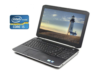БУ Ноутбук Dell Latitude E5520 / 15.6&quot; (1366x768) TN / Intel Core i5-2410M (2 (4) ядра по 2.3 - 2.9 GHz) / 4 GB DDR3 / 240 GB SSD / Intel HD Graphics 3000 / WebCam / DVD-ROM / Win 10 Pro из Европы в Днепре