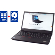 Ноутбук Lenovo ThinkPad E580 / 15.6" (1366x768) TN / Intel Core i3-7020U (2 (4) ядра по 2.3 GHz) / 8 GB DDR4 / 128 GB SSD + 500 GB HDD / Intel HD Graphics 620 / WebCam / Win 10 Pro - 1