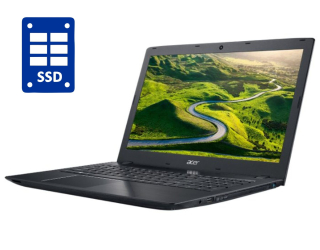 БУ Ноутбук Б-класс Acer Aspire E5-575-33BM / 15.6&quot; (1920x1080) TN / Intel Core i3-7100U (2 (4) ядра по 2.4 GHz) / 8 GB DDR4 / 250 GB SSD / Intel HD Graphics 620 / WebCam / DVD-ROM / Win 10 Home из Европы в Днепре