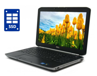 БУ Ноутбук Dell Latitude E5520 / 15.6&quot; (1366x768) TN / Intel Core i3-2330M (2 (4) ядра по 2.2 GHz) / 4 GB DDR3 / 180 GB SSD / Intel HD Graphics 3000 / DVD-ROM / Win 10 Pro из Европы в Днепре