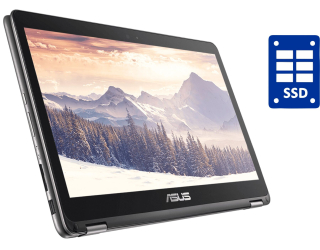 БУ Нетбук-трансформер Asus ZenBook Flip UX360CA / 13.3&quot; (1920x1080) IPS Touch / Intel Core m3-6Y30 (2 (4) ядра по 0.9 - 2.2 GHz) / 8 GB DDR3 / 256 GB SSD / Intel HD Graphics 515 / WebCam / Win 10 Home из Европы в Дніпрі