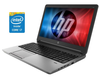 БУ Ноутбук HP ProBook 650 G1 / 15.6&quot; (1920x1080) TN / Intel Core i7-4600M (2 (4) ядра по 2.9 - 3.6 GHz) / 8 GB DDR3 / 480 GB SSD / Intel HD Graphics 4600 /DVD-ROM / WebCam / Win 10 Pro из Европы в Днепре