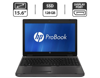 БУ Ноутбук Б-класс HP ProBook 6560b / 15.6&quot; (1366x768) TN / Intel Core i5-2520M (2 (4) ядра по 2.5 - 3.2 GHz) / 4 GB DDR3 / 128 GB SSD / Intel HD Graphics 3000 / WebCam / VGA / DisplayPort из Европы в Дніпрі