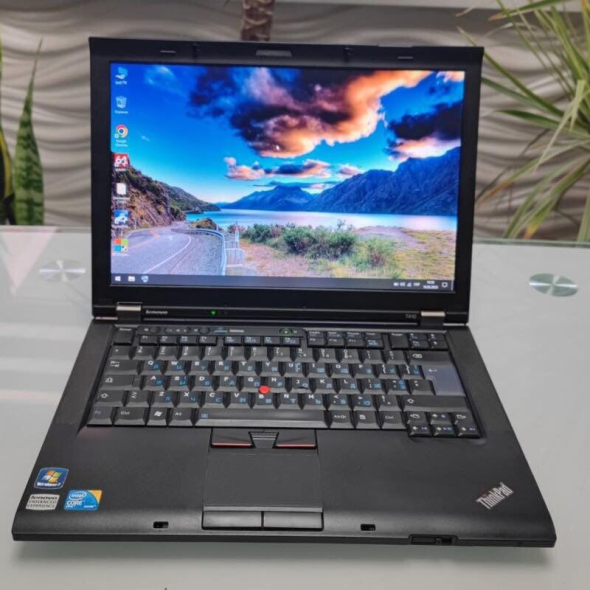 Ноутбук Lenovo ThinkPad T410 / 14&quot; (1280x800) TN / Intel Core i5-520M (2 (4) ядра по 2.4 - 2.93 GHz) / 8 GB DDR3 / 128 GB SSD / Intel HD Graphics / DVD-ROM / VGA - 2