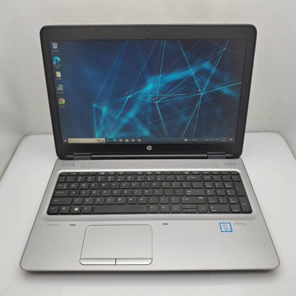 Ноутбук HP ProBook 650 G2 / 15.6&quot; (1366x768) TN / Intel Core i5-6200U (2 (4) ядра по 2.3 - 2.8 GHz) / 8 GB DDR4 / 128 GB SSD / Intel HD Graphics 520 / WebCam / DVD-ROM / Win10 Pro - 2