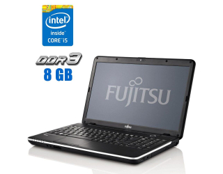 БУ Ноутбук Fujitsu LifeBook A512 / 15.6&quot; (1366x768) TN / Intel Core i5-3230M (2 (4) ядра по 2.6 - 3.2 GHz) / 8 GB DDR3 / 300 GB HDD / Intel HD Graphics 4000 / WebCam из Европы в Днепре