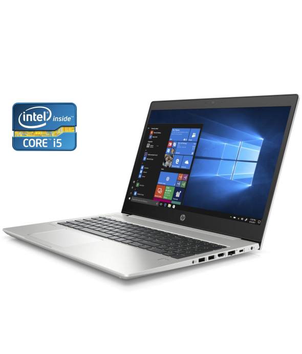 Ноутбук HP ProBook 450 G6 / 15.6&quot; (1366x768) TN / Intel Core i5-8265U (4 (8) ядра по 1.6 - 3.9 GHz) / 8 GB DDR4 / 256 GB SSD / Intel UHD Graphics 620 / WebCam / Windows 10 Pro - 1
