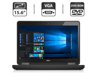 БУ Ноутбук Б-класс Dell Latitude E5540 / 15.6&quot; (1366x768) TN / Intel Core i3-4030U (2 (4) ядра по 1.9 GHz) / 4 GB DDR3 / 500 GB HDD / Intel HD Graphics 4400 / WebCam / DVD-ROM / VGA из Европы в Дніпрі