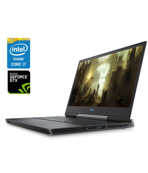 Игровой ноутбук Б-класс Dell G5 15 5590 / 15.6&quot; (1920X1080) IPS / Intel Core i7-9750H (6 (12) ядер по 2.6 - 4.5 GHz) / 8 GB DDR4 / 256 GB SSD / nVidia GeForce GTX 1650, 4 GB GDDR6, 128-bit / WebCam / Win 10 Home - 1