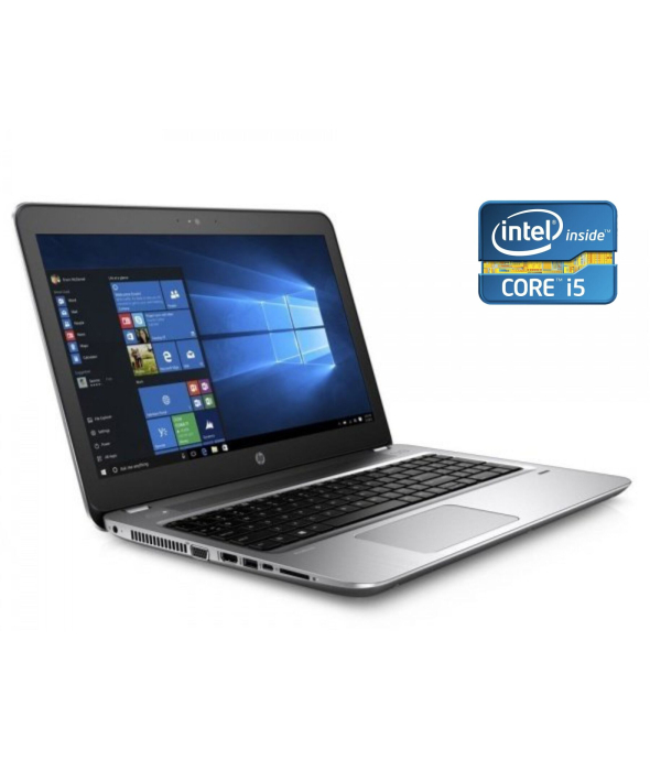 Ноутбук HP ProBook 450 G4 / 15.6&quot; (1366x768) TN / Intel Core i5-7200U (2 (4) ядра по 2.5 - 3.1 GHz) / 8 GB DDR4 / 240 GB SSD / Intel HD Graphics 620 / WebCam / DVD-ROM / Win 10 Pro - 1