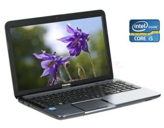 БУ Ноутбук Б-класс Toshiba Satellite L855-S5280P / 15.6&quot; (1366x768) TN / Intel Core i5-3210M (2 (4) ядра по 2.5 - 3.1 GHz) / 8 GB DDR3 / 120 GB SSD / Intel HD Graphics 4000 / WebCam / DVD-ROM / Win 10 Pro из Европы в Дніпрі
