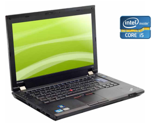 БУ Ноутбук А-класс Lenovo ThinkPad L420 / 14&quot; (1366x768) TN / Intel Core i5-2410M (2 (4) ядра по 2.3 - 2.9 GHz) / 4 GB DDR3 / 160 GB SSD / Intel HD Graphics 3000 / WebCam / DVD-RW из Европы в Днепре