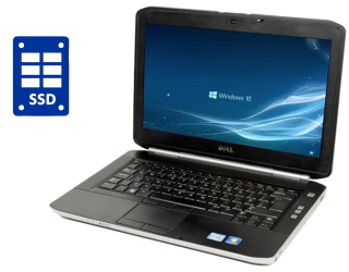 БУ Ноутбук А-класс Dell Latitude E5420 / 14&quot; (1600x900) TN / Intel Core i3-2350M (2 (4) ядра по 2.3 GHz) / 8 GB DDR3 / 120 GB SSD / Intel HD Graphics 3000 / WebCam / DVD-RW / Win 10 Pro из Европы в Днепре