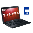 Ноутбук Toshiba Satellite C660 / 15.6" (1366x768) TN / Intel Pentium T4500 (2 ядра по 2.3 GHz) / 4 GB DDR3 / 120 GB SSD / Intel HD Graphics 1000 / WebCam - 1