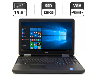 БУ Ноутбук Б-класс Dell Latitude E5540 / 15.6&quot; (1366x768) TN / Intel Core i5-4310U (2 (4) ядра по 2.0 - 3.0 GHz) / 4 GB DDR3 / 128 GB SSD / Intel HD Graphics 4400 / DVD-ROM / VGA из Европы в Дніпрі