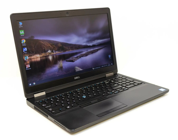 Ноутбук Б-класс Dell Latitude E5570 / 15.6&quot; (1366x768) TN / Intel Core i5-6300U (2 (4) ядра по 2.4 - 3.0 GHz) / 4 GB DDR4 / 128 GB SSD / Intel HD Graphics 520 / WebCam / HDMI - 3