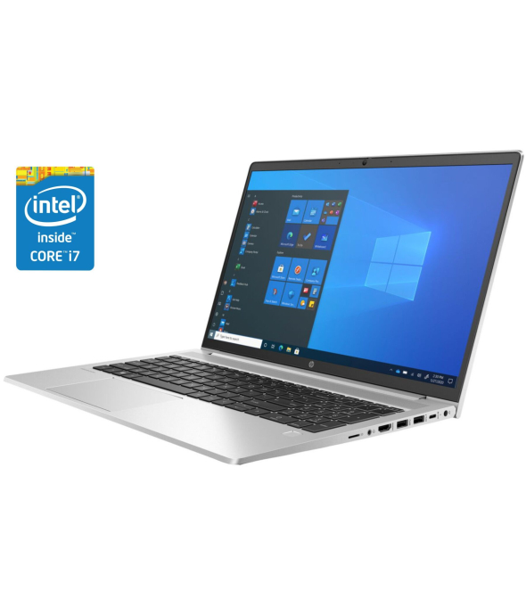 Ноутбук HP ProBook 450 G8 / 15.6&quot; (1920x1080) IPS / Intel Core i7-1165G7 (4 (8) ядра по 4.7 GHz) / 8 GB DDR4 / 256 GB SSD / Intel Iris X Graphics / WebCam / Win 10 Pro - 1