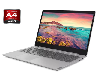 БУ Ноутбук Lenovo IdeaPad S145-15AST / 15.6&quot; (1366x768) TN / AMD A4-9125 (2 ядра по 2.3 - 2.6 GHz) / 8 GB DDR4 / 256 GB SSD / AMD Radeon R3 Graphics / WebCam / Win 10 Home из Европы в Дніпрі
