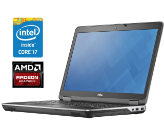 БУ Игровой ноутбук Dell Latitude E6540 / 15.6&quot; (1920x1080) ips / Intel Core i7-4810MQ (4 (8) ядра по 2.8 - 3.8 GHz) / 8 GB DDR3 / 240 GB SSD / AMD Radeon HD 8790M, 2 GB GDDR5, 128-bit / WebCam / DVD-ROM / Win 10 Pro из Европы
