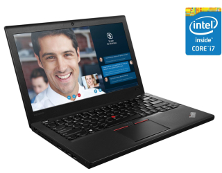 БУ Нетбук Lenovo ThinkPad X260 / 12.5&quot; (1920x1080) IPS / Intel Core i7-6600U (2 (4) ядра по 2.6 - 3.4 GHz) / 8 GB DDR4 / 256 GB SSD / Intel HD Graphics 520 / WebCam / Win 10 Pro из Европы в Днепре