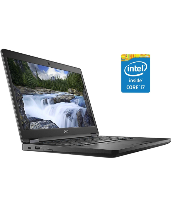 Ноутбук Dell Latitude 5580 / 15.6&quot; (1366x768) TN / Intel Core i7-7600U (2 (4) ядра по 2.8 - 3.9 GHz) / 8 GB DDR4 / 256 GB SSD / Intel HD Graphics 620 / WebCam / Win 10 Pro - 1