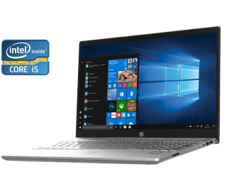 БУ Ноутбук Б-класс HP Pavilion 15-cs2073nr / 15.6&quot; (1920x1080) IPS Touch / Intel Core i5-8265U (4 (8) ядра по 1.6 - 3.9 GHz) / 8 GB DDR4 / 512 GB SSD / Intel UHD Graphics 620 / WebCam / Win 10 Home из Европы