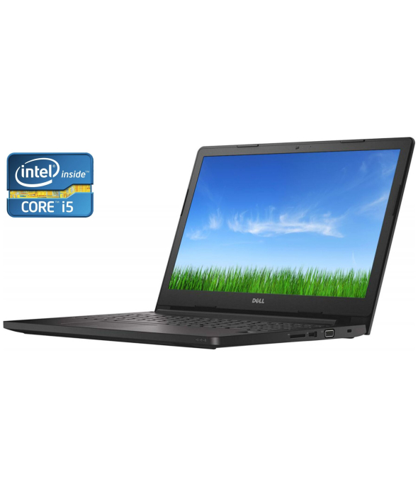 Ноутбук Dell Latitude 3570 / 15.6&quot; (1366x768) TN / Intel Core i5-6200U (2 (4) ядра по 2.3 - 2.8 GHz) / 8 GB DDR3 / 128 GB SSD / Intel HD Graphics 520 / WebCam / Win 10 Pro - 1