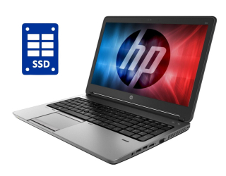 БУ Ноутбук HP ProBook 650 G1 / 15.6&quot; (1366x768) TN / Intel Core i3-4100M (2 (4) ядра по 2.5 GHz) / 8 GB DDR3 / 120 GB SSD / Intel HD Graphics 4600 / WebCam / DVD-ROM / Win 10 Pro из Европы в Днепре