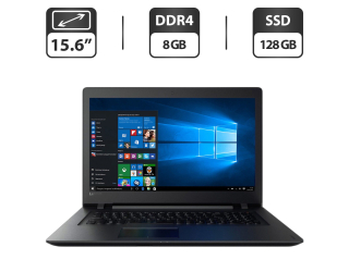 БУ Ноутбук Lenovo IdeaPad V110-15ISK / 15.6&quot; (1366x768) TN / Intel Core i5-6200U (2 (4) ядра по 2.3 - 2.8 GHz) / 8 GB DDR4 / 128 GB SSD / Intel HD Graphics 520 / WebCam / DVD-ROM / HDMI из Европы