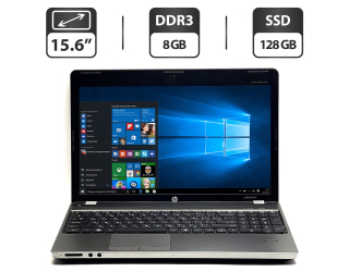 БУ Ноутбук Б-класс HP ProBook 4530s / 15.6&quot; (1366x768) TN / Intel Core i3-2330M (2 (4) ядра по 2.2 GHz) / 8 GB DDR3 / 128 GB SSD / Intel HD Graphics 3000 / WebCam / DVD-ROM / VGA из Европы в Днепре
