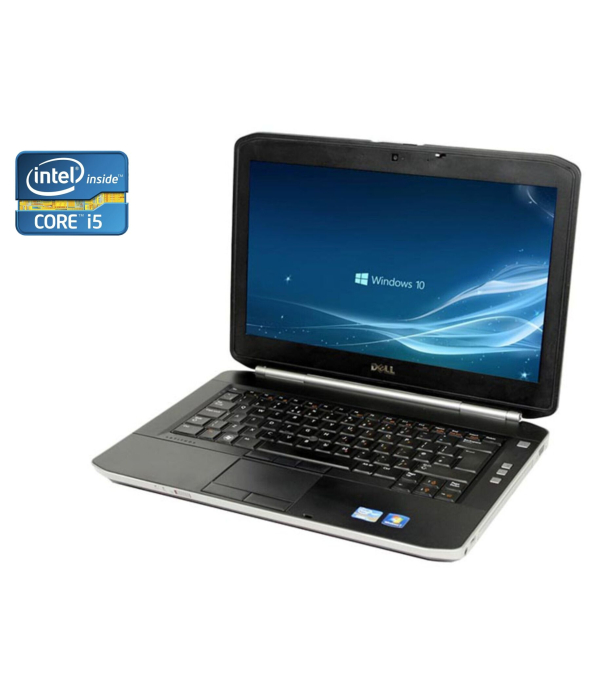 Ноутбук А-класс Dell Latitude E5420 / 14&quot; (1600x900) TN / Intel Core i5-2520M (2 (4) ядра по 2.5 -3.2 GHz) / 4 GB DDR3 / 120 GB SSD / Intel HD Graphics 3000 / WebCam / DVD-RW / Win 10 Pro - 1