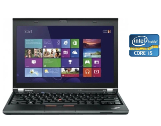 БУ Нетбук A-класс Lenovo ThinkPad X230 / 12.5&quot; (1366x768) TN / Intel Core i5-3320M (2 (4) ядра по 2.6 - 3.3 GHz) / 4 GB DDR3 / 128 GB SSD / Intel HD Graphics 4000 / WebCam / Win 10 Pro из Европы в Дніпрі