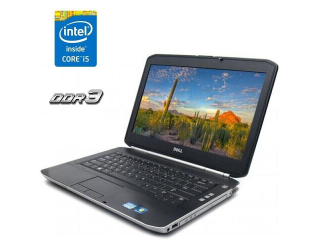 БУ Ноутбук Dell Latitude E5420 / 14&quot; (1366x768) TN / Intel Core i5-2430M (2 (4) ядра по 2.4 - 3.0 GHz) / 4 GB DDR3 / 320 GB HDD / Intel HD Graphics 3000 / АКБ не держит из Европы в Дніпрі