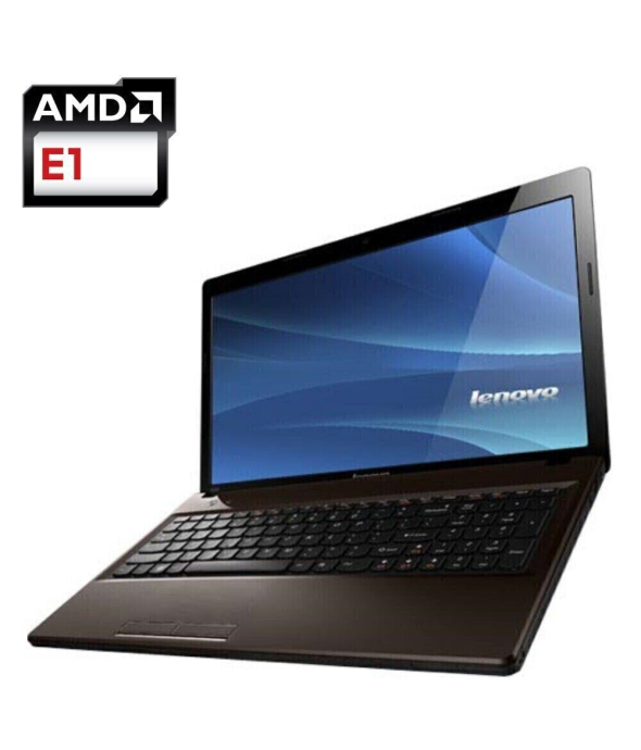 Ноутбук Lenovo Ideapad G585 / 15.6&quot; (1366x768) TN / AMD E1-1200 (2 ядра по 1.4 GHz) / 4 GB DDR3 / 320 GB HDD / AMD Radeon HD 7310 Graphics / WebCam - 1