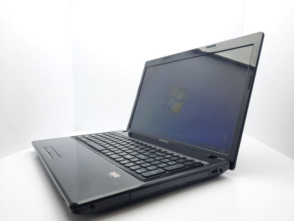 Ноутбук Lenovo Ideapad G585 / 15.6&quot; (1366x768) TN / AMD E1-1200 (2 ядра по 1.4 GHz) / 4 GB DDR3 / 320 GB HDD / AMD Radeon HD 7310 Graphics / WebCam - 4