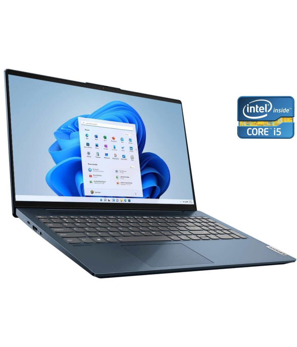 Ультрабук Lenovo IdeaPad 5 15ITL05 / 15.6&quot; (1920x1080) IPS Touch / Intel Core i5-1135G7 (4 (8) ядра по 2.4 - 4.2 GHz) / 8 GB DDR4 / 480 GB SSD / Intel Iris X Graphics / WebCam / Win 11 Home - 1